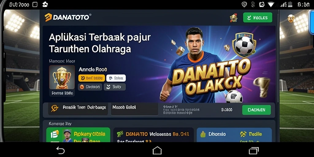 Screenshot utama menunjukkan pengalaman taruhan olahraga yang menyenangkan.