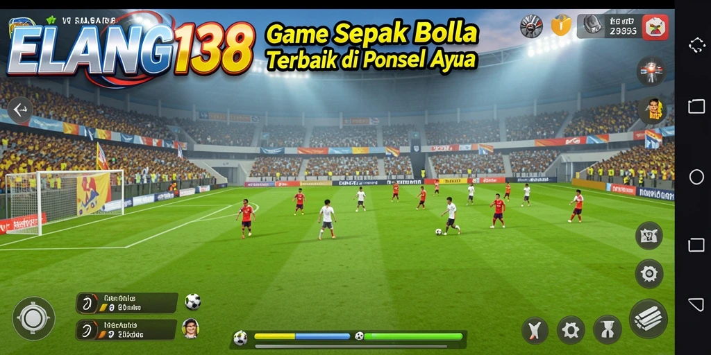 Tangkapan layar ELANG138 menampilkan aksi mendebarkan permainan sepak bola.