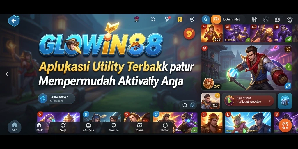 Tampilan antarmuka GLOWIN88 yang intuitif dan mudah digunakan.