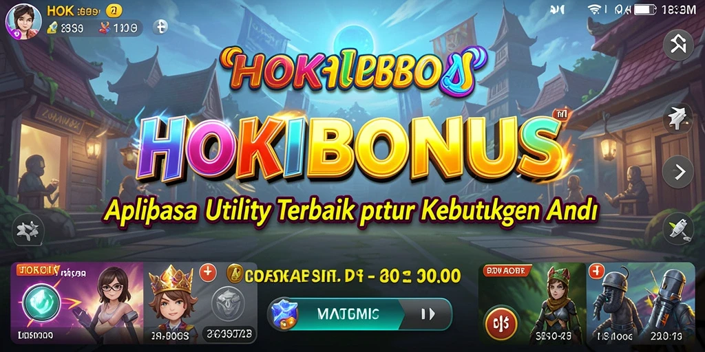 Tampilan antarmuka HOKIBONUS yang menarik dan fungsional.