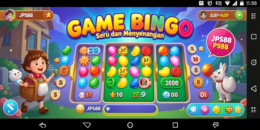 Screenshot utama JPS88 menunjukkan gameplay Bingo yang seru dan menarik.