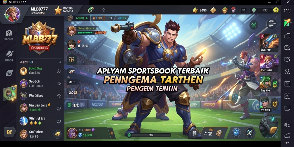 Tampilan antarmuka MLBB777 yang menarik dan mudah digunakan.