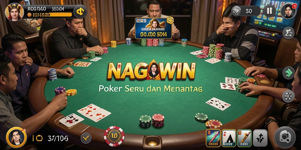 Tampilan gameplay NAGAWIN yang menarik dan seru.