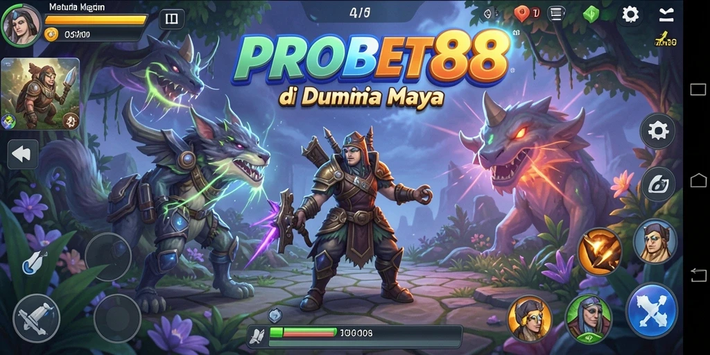 Tampilan gameplay seru dalam PROBET88 yang menampilkan petualangan mendebarkan.