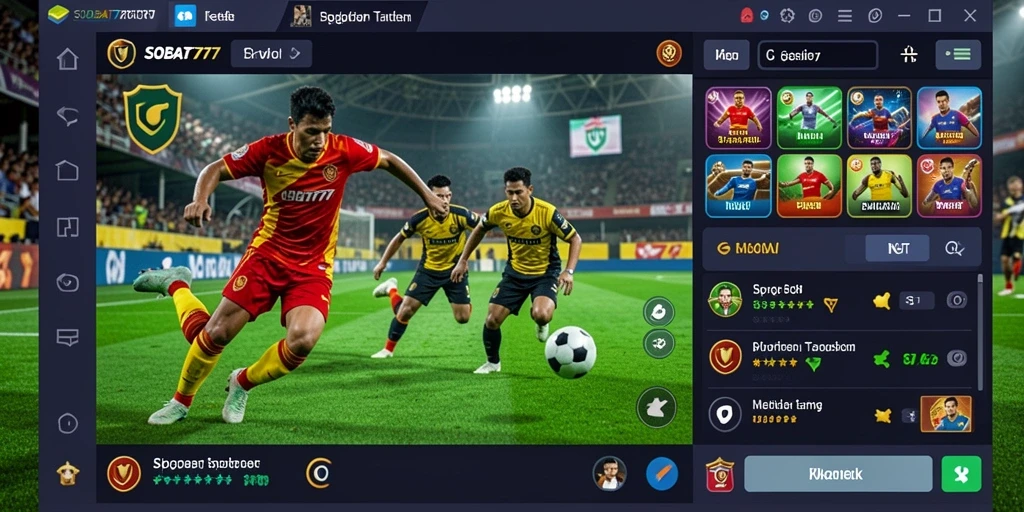 Tampilan screenshot SOBAT777 menampilkan antarmuka taruhan olahraga yang menarik.